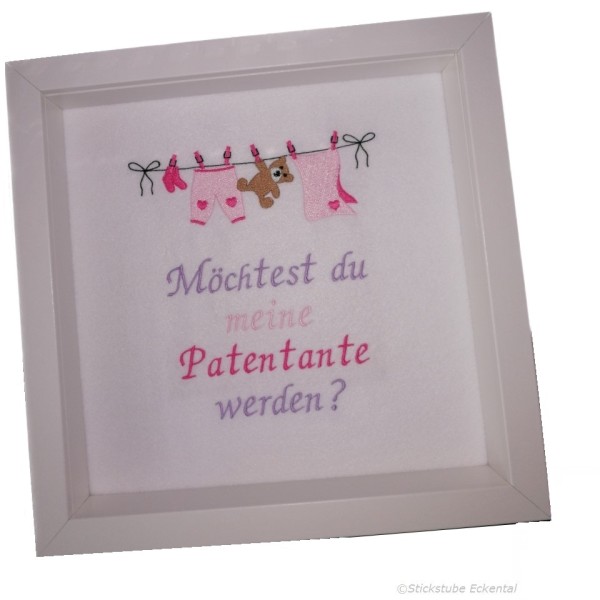 Bilderrahmen Taufe Patentante